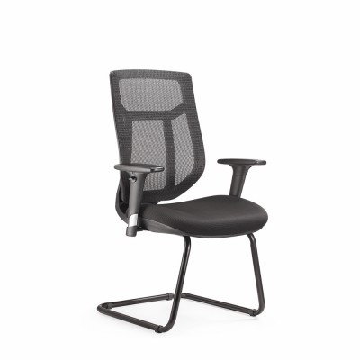 Top quality good selling mib back black mesh ergonomic conference chair