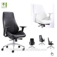 Multi-functional Black Leather Chairs/Modern Computer leather chair Furniture/Swivel Chairs silla de cuero de oficina